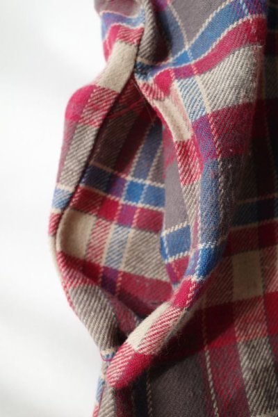 画像4: RELAX FIT       リラックスフィット ”MACRIB Flannel shirt”ネルシャツ・ネイビーチェック
