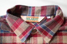 他の写真1: RELAX FIT       リラックスフィット ”MACRIB Flannel shirt”ネルシャツ・ネイビーチェック