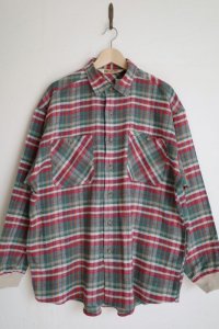 RELAX FIT       リラックスフィット ”MACRIB Flannel shirt”ネルシャツ・グリーンチェック