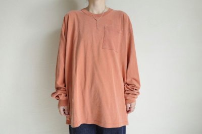 画像5: RELAX FIT       リラックスフィット ”FADE POCKET LONGSLEEVE T－SHIRT”・フェードテキサスオレンジ
