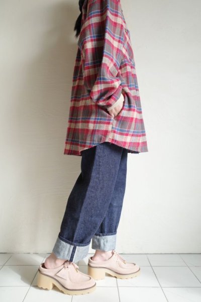 画像14: RELAX FIT       リラックスフィット ”MACRIB Flannel shirt”ネルシャツ・ネイビーチェック