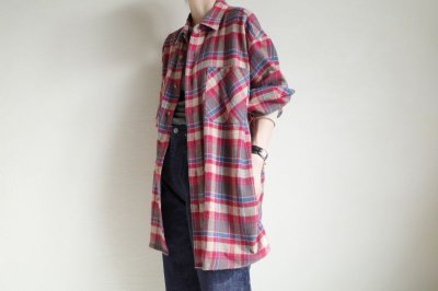 画像17: RELAX FIT       リラックスフィット ”MACRIB Flannel shirt”ネルシャツ・ネイビーチェック