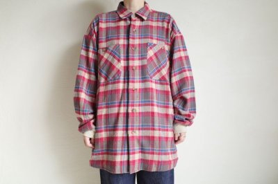画像9: RELAX FIT       リラックスフィット ”MACRIB Flannel shirt”ネルシャツ・ネイビーチェック