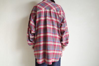 画像11: RELAX FIT       リラックスフィット ”MACRIB Flannel shirt”ネルシャツ・ネイビーチェック