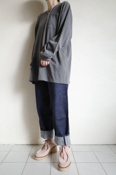 画像10: RELAX FIT       リラックスフィット ”FADE POCKET LONGSLEEVE T－SHIRT”・フェードブラック