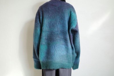 画像10: stein       OVERSIZED GRADATION MOHAIR LS・BLUE GREEN