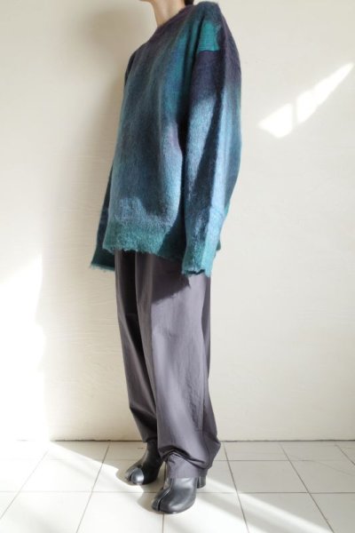 画像12: stein       OVERSIZED GRADATION MOHAIR LS・BLUE GREEN