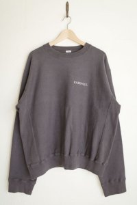 Fujimoto       over dyed sweatshirt with CRS・BLACK