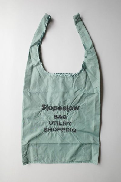 画像1: slopeslow  Packable shopping bag・sage