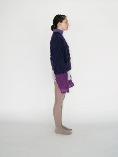 画像4: OPEN SESAME CLUB 40%OFF     mohair bubble tops・purple