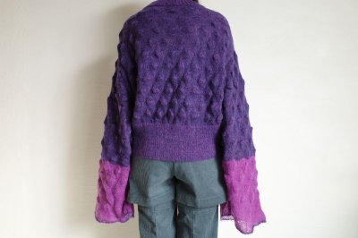 画像12: OPEN SESAME CLUB 40%OFF     mohair bubble tops・purple