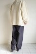 画像15: Fujimoto       high neck sweater with rye・OFF WHITE (15)