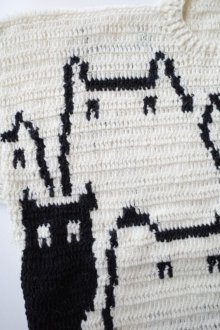 他の写真3: MacMahon Knitting Mills       Crew Ncek Knit Cats・WHITE