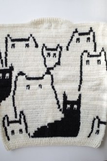 他の写真1: MacMahon Knitting Mills       Crew Ncek Knit Cats・WHITE