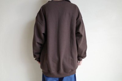 画像10: RELAX FIT       リラックスフィット ”CUBA CREWSWEAT"・ブラウン