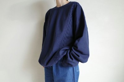 画像17: RELAX FIT       リラックスフィット ”CUBA CREWSWEAT"・ネイビー