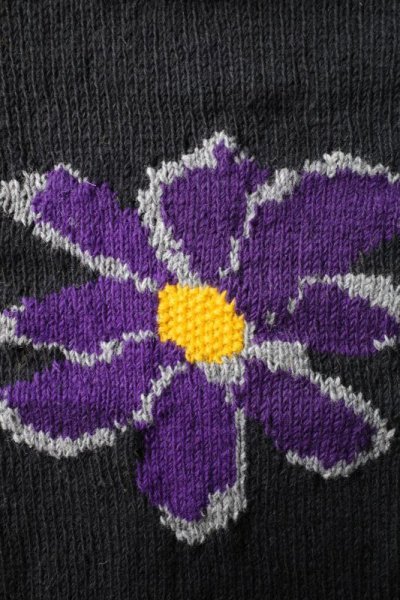 画像2: MacMahon Knitting Mills       ×niche All Roll Knit Flower・PURPLE