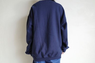 画像11: RELAX FIT       リラックスフィット ”CUBA CREWSWEAT"・ネイビー