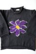 画像1: MacMahon Knitting Mills       ×niche All Roll Knit Flower・PURPLE (1)