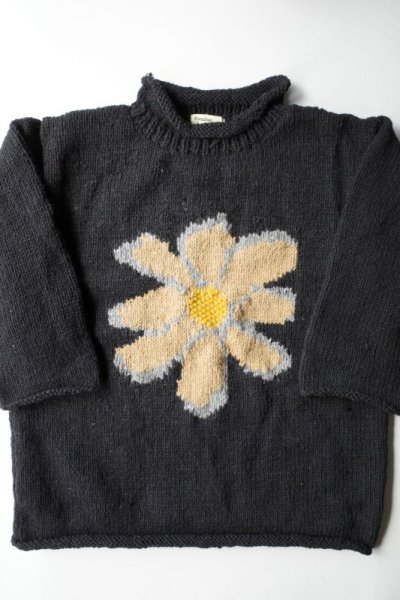 画像1: MacMahon Knitting Mills       ×niche All Roll Knit Flower・BEIGE