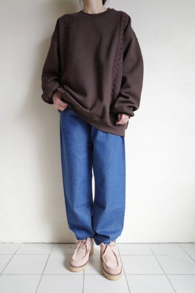 画像15: RELAX FIT       リラックスフィット ”CUBA CREWSWEAT"・ブラウン