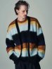 画像2: ssstein       COLOR COMBINATION MOHAIR CARDIGAN (2)