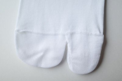 画像3: sulvam       サルバム ”socks”タビ型ロングソックス・ホワイト