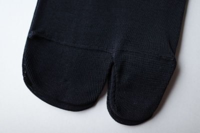 画像3: sulvam       サルバム ”socks”タビ型ロングソックス・ブラック