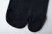 画像3: sulvam       サルバム ”socks”タビ型ロングソックス・ブラック (3)