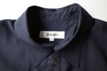 他の写真1: sulvam       サルバム ”long slit shirts”ロングスリットシャツ・ネイビー