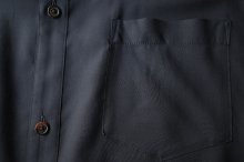 他の写真3: sulvam       サルバム ”long slit shirts”ロングスリットシャツ・ネイビー