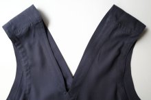 他の写真1: sulvam       サルバム ”no sleeve back open vest”バックオープンベスト・ネイビー