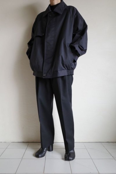 画像13: stein       OVERSIZED HARRINGTON ZIP JACKET・DARK NAVY