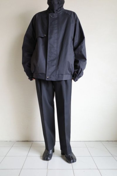 画像17: stein       OVERSIZED HARRINGTON ZIP JACKET・DARK NAVY