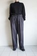画像9: Blanc YM       cotton easy trousers・blue grey (9)