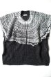 画像1: Khéiki       Printed Panel Sweater・Black (1)