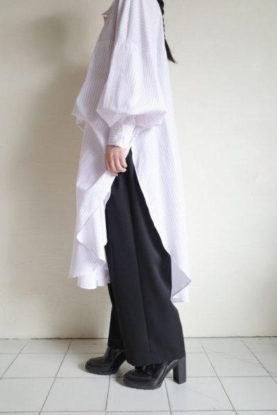 画像12: AKIKOAOKI      40%OFF 2way shirt dress 02・red stripes