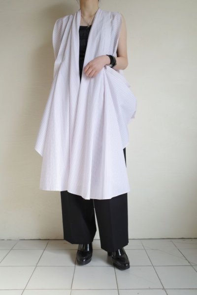 画像19: AKIKOAOKI      40%OFF 2way shirt dress 02・red stripes