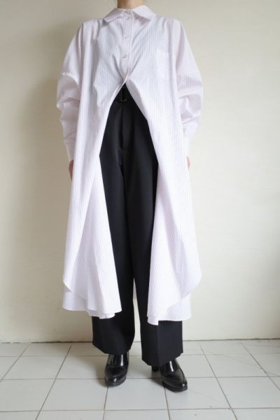 画像16: AKIKOAOKI      40%OFF 2way shirt dress 02・red stripes