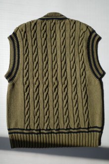 他の写真1: slopeslow       cable HAND KNITTING cricket vest