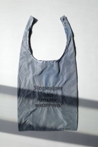 slopeslow   Packable shopping bag・grey