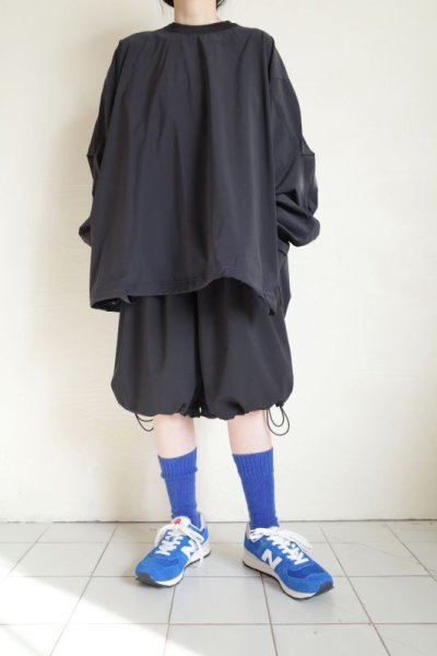 画像15: UNTRACE       KNEE LENGTH SHORTS・BLACK