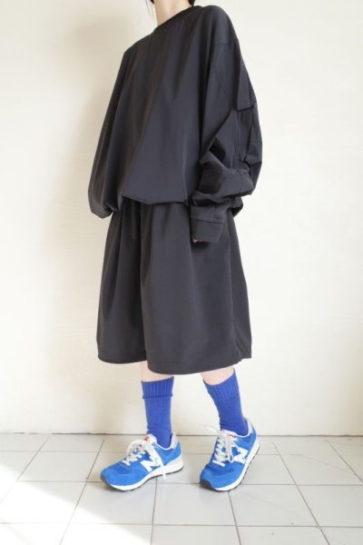 画像11: UNTRACE       KNEE LENGTH SHORTS・BLACK