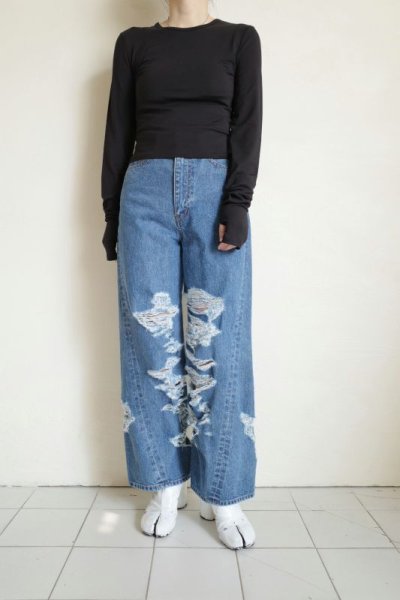 画像9: Mediam       Short Long Tee・BLACK