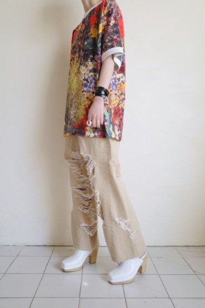 画像12: WATARU TOMINAGA       ringer T-shirt・garden-2