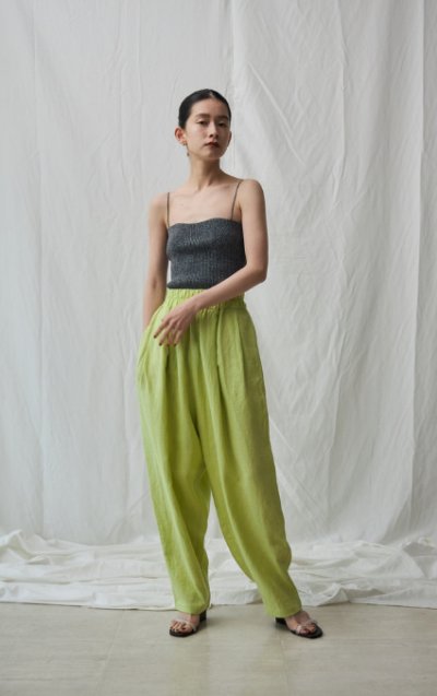 画像5: Mediam       Linen shalwar Pants・BRIGHT GREEN