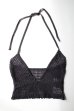 画像3: Mediam       Knit Lace Halter Tops・BLACK