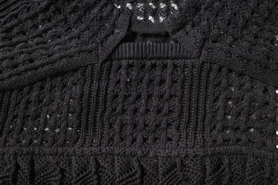 画像6: Mediam       Knit Lace Halter Tops・BLACK