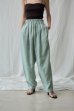 画像1: Mediam       Linen shalwar Pants・AQUA (1)