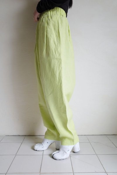画像10: Mediam       Linen shalwar Pants・BRIGHT GREEN